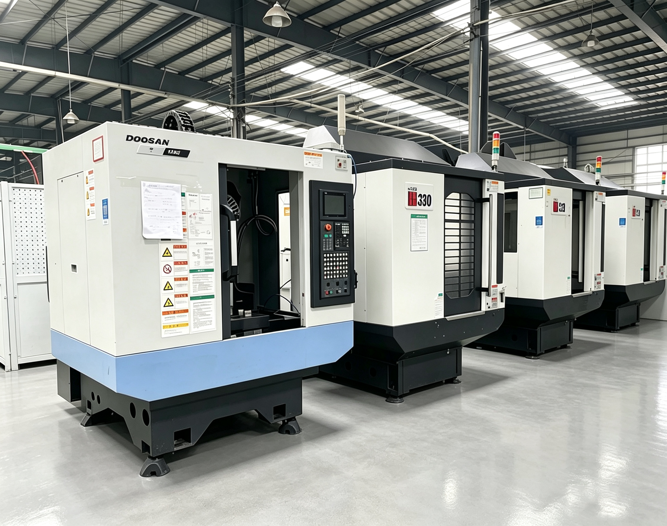 DOOSAN T4005, CNC Hochgeschwindigkeits-Bohr- und Gewindeschneidzentrum